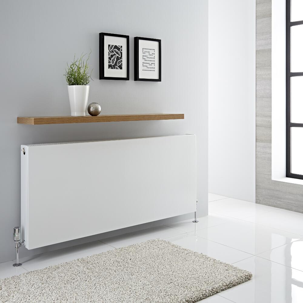 Radiatore a Piastra Orizzontale Doppio - Bianco - 600mm x 1400mm x 103mm – 3031 Watt - Type 22