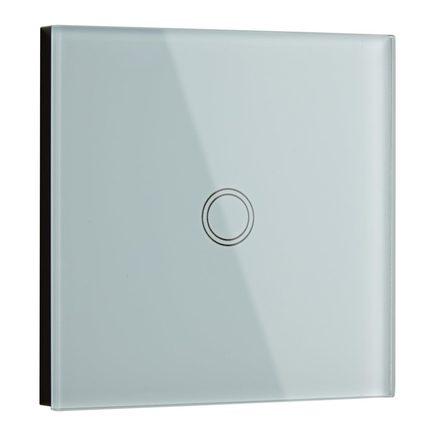 Biard Interruttore Murale di Design Bianco con Pannello Posteriore Tondo