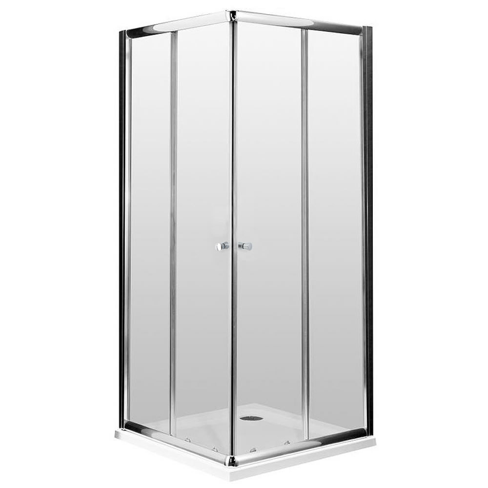 Cabina Box Doccia Angolare Quadrata 900x900x1950mm con Piatto Doccia - Hutton