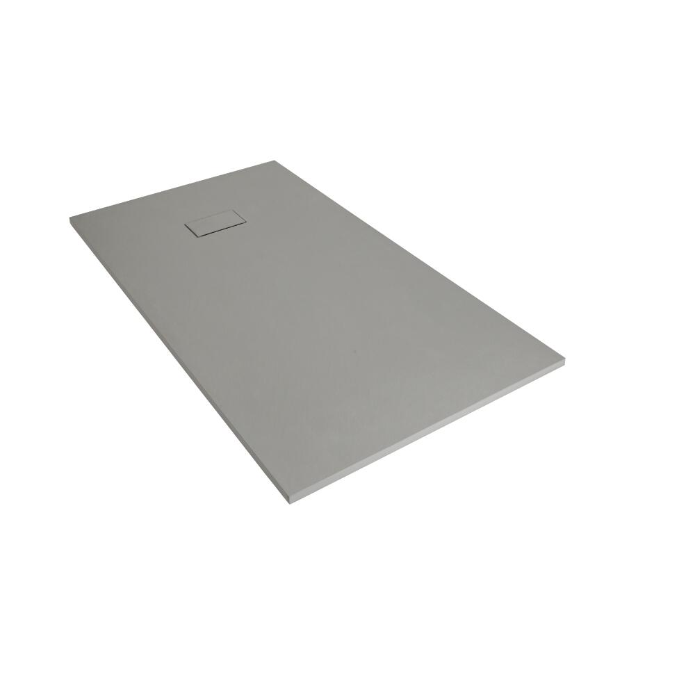 Piatto Doccia Rettangolare Effetto Pietra Colore Grigio Chiaro 1800x900mm