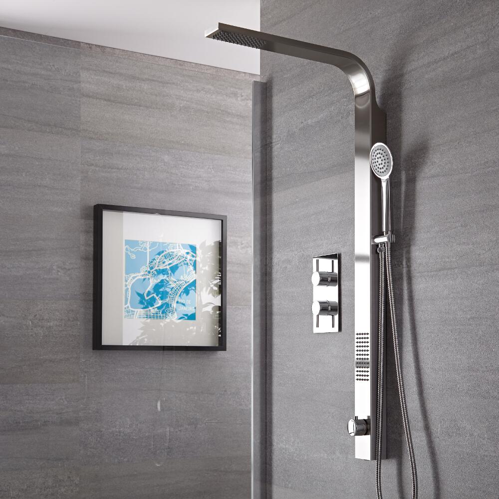 Colonna Doccia Multifunzione 3 Vie Acciaio Inox - Harding