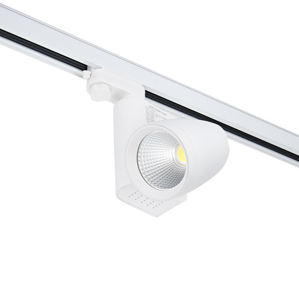 Faretto LED 25W Bianco Per Binario Trifase