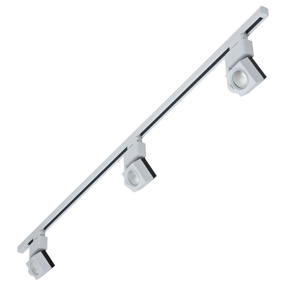 Kit Completo di Faretti LED su Binario - Bianco