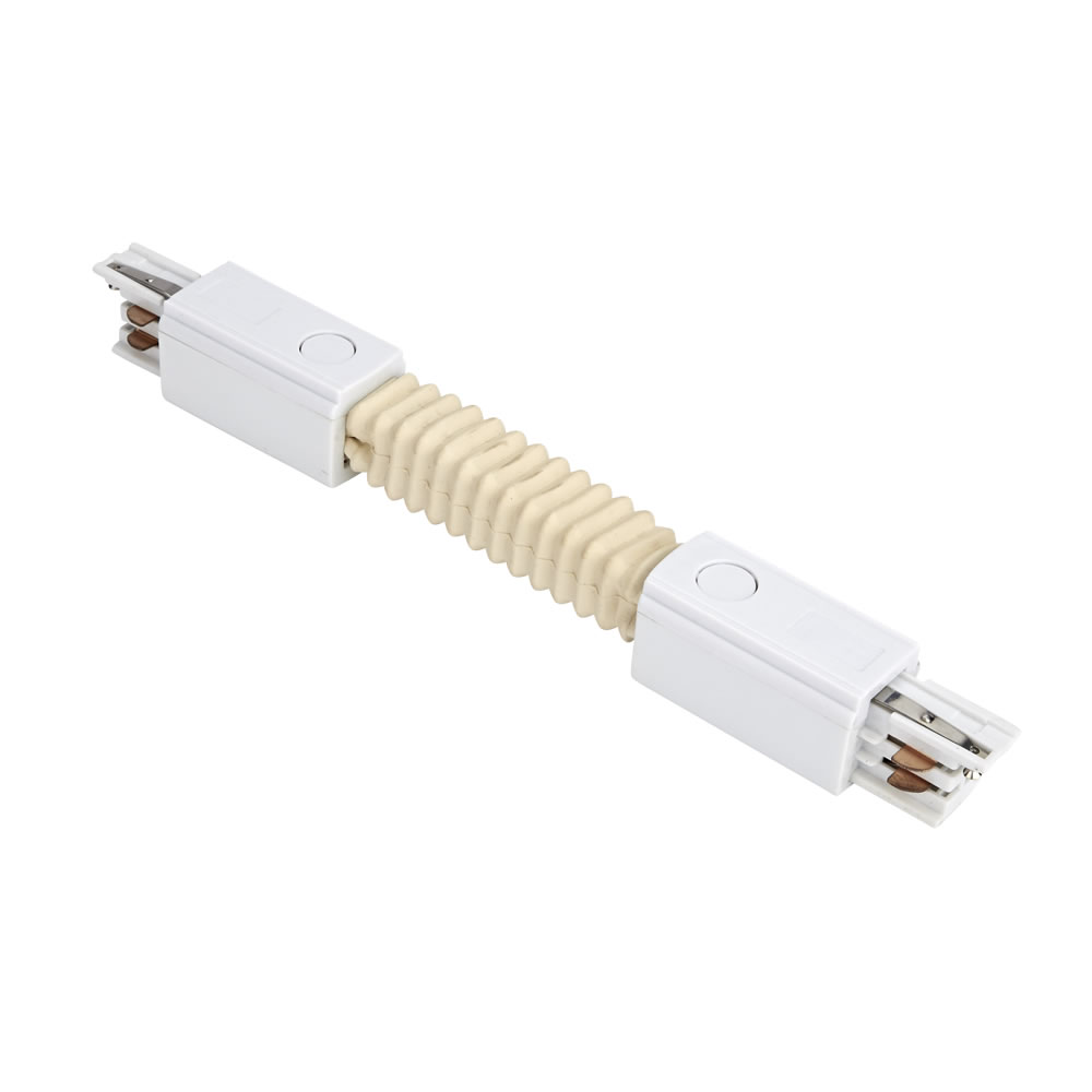 Connettore Flessibile Per Binario Trifase - Bianco