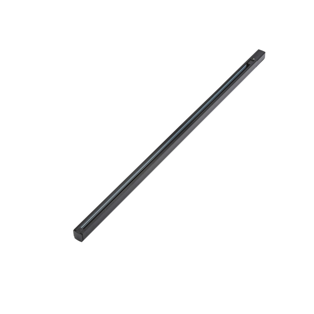 Binario Trifase da 1 Metro per Faretti LED - Nero