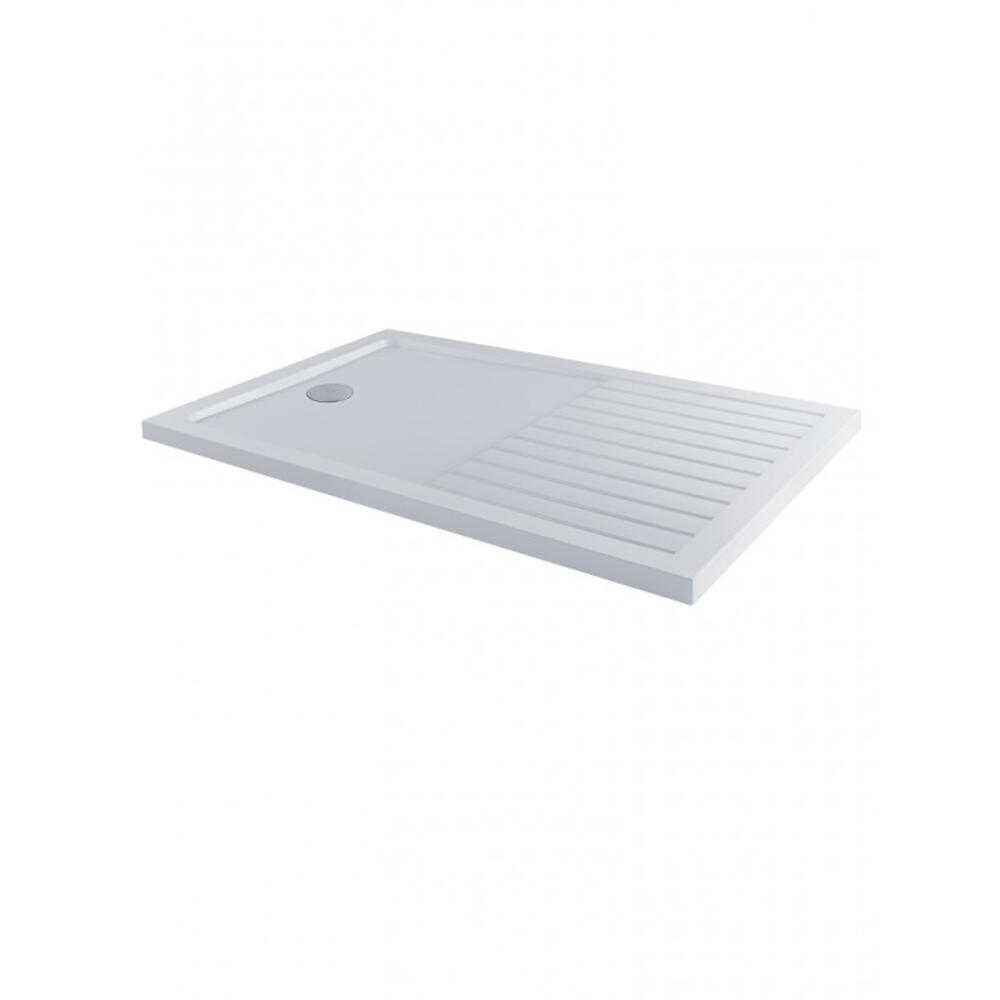 Piatto Doccia Rettangolare 1600x800mm con Sezione per Asciugarsi Duco Stone