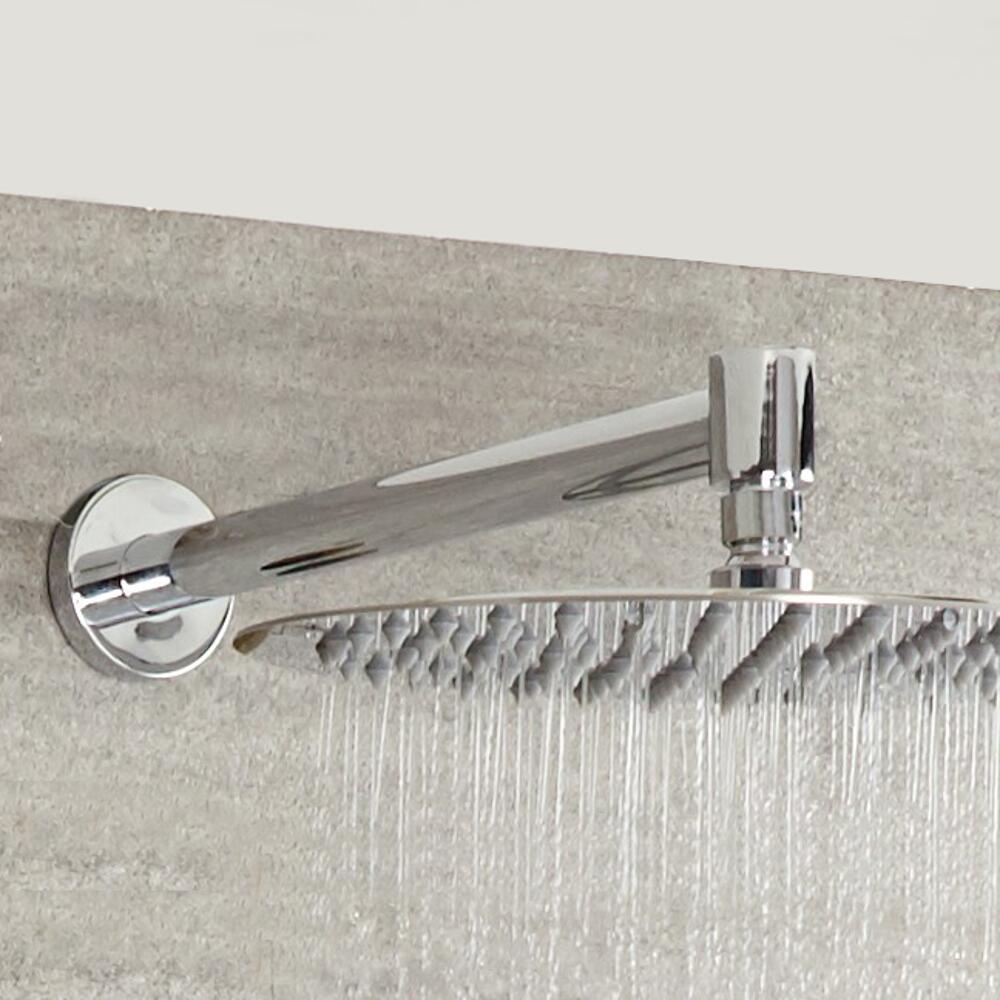 Braccio Doccia Moderno in Ottone Cromato