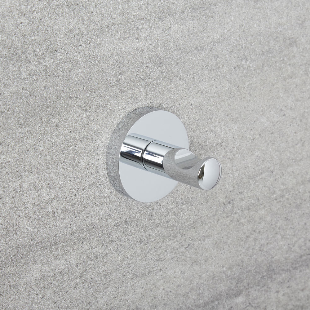 Appendino per Accappatoio e Appendiabiti Murale da Bagno Contemporaneo