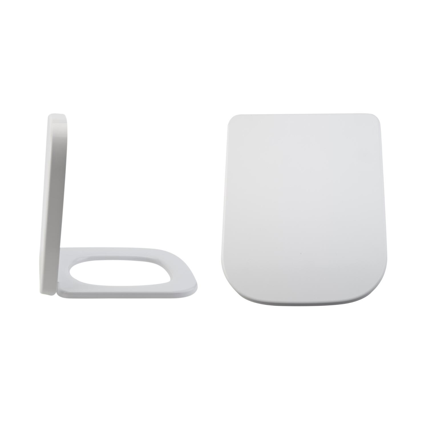 Sedile WC con Chiusura Soft Close con Sgancio Rapido e Fissaggio Superiore - Milton