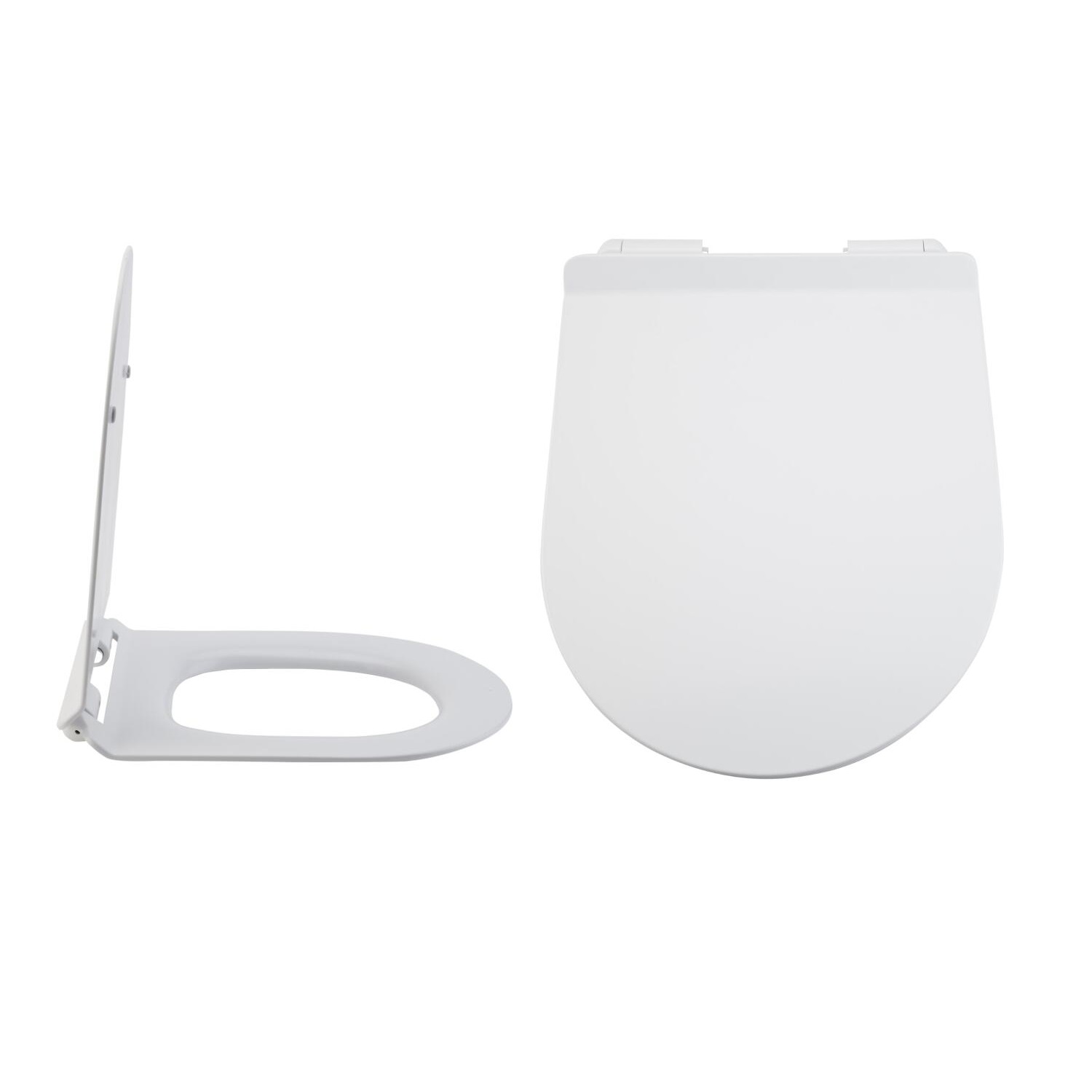 Sedile WC con Chiusura Soft Close con Sgancio Rapido e Fissaggio Superiore - Otterton