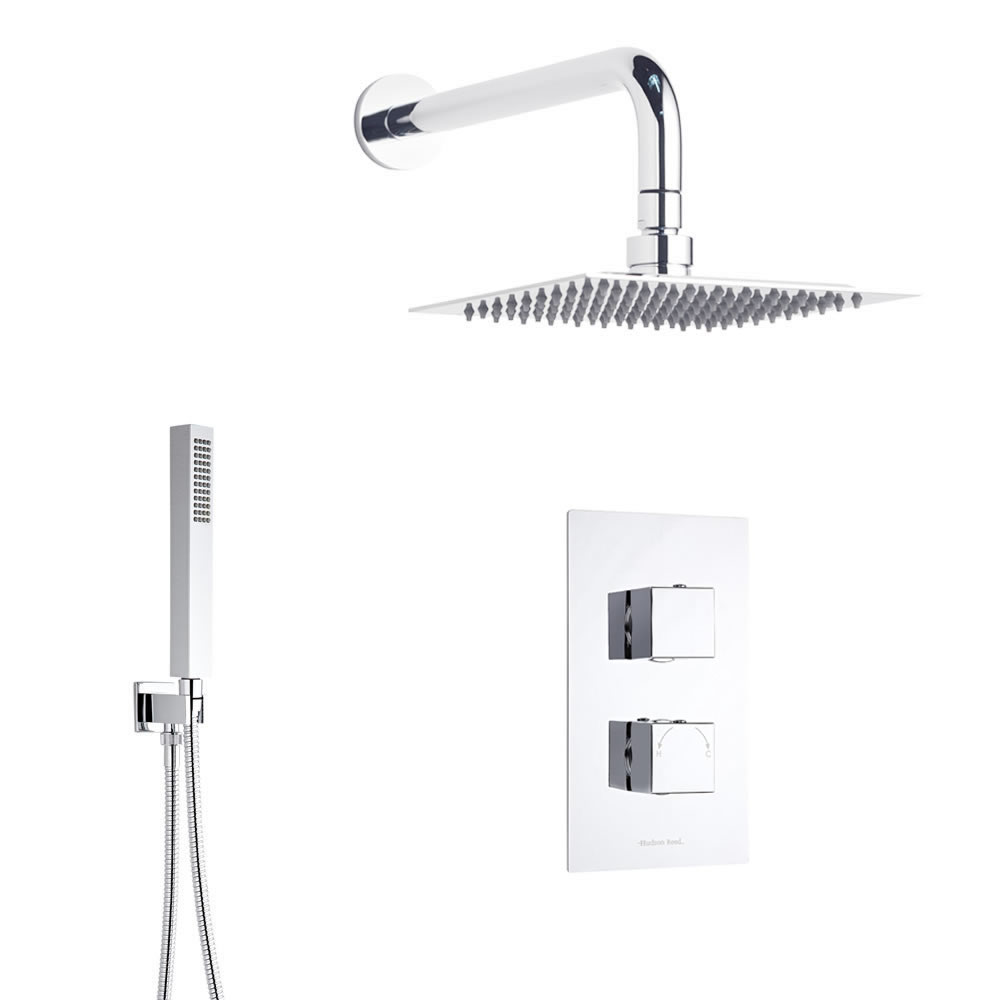 Kit Doccia Completo di Miscelatore Termostatico a Due Vie con Deviatore
