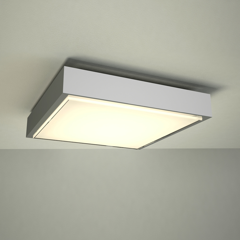 Plafoniera LED da Soffitto Quadrata per Stanza da Bagno Ø290 - Zell