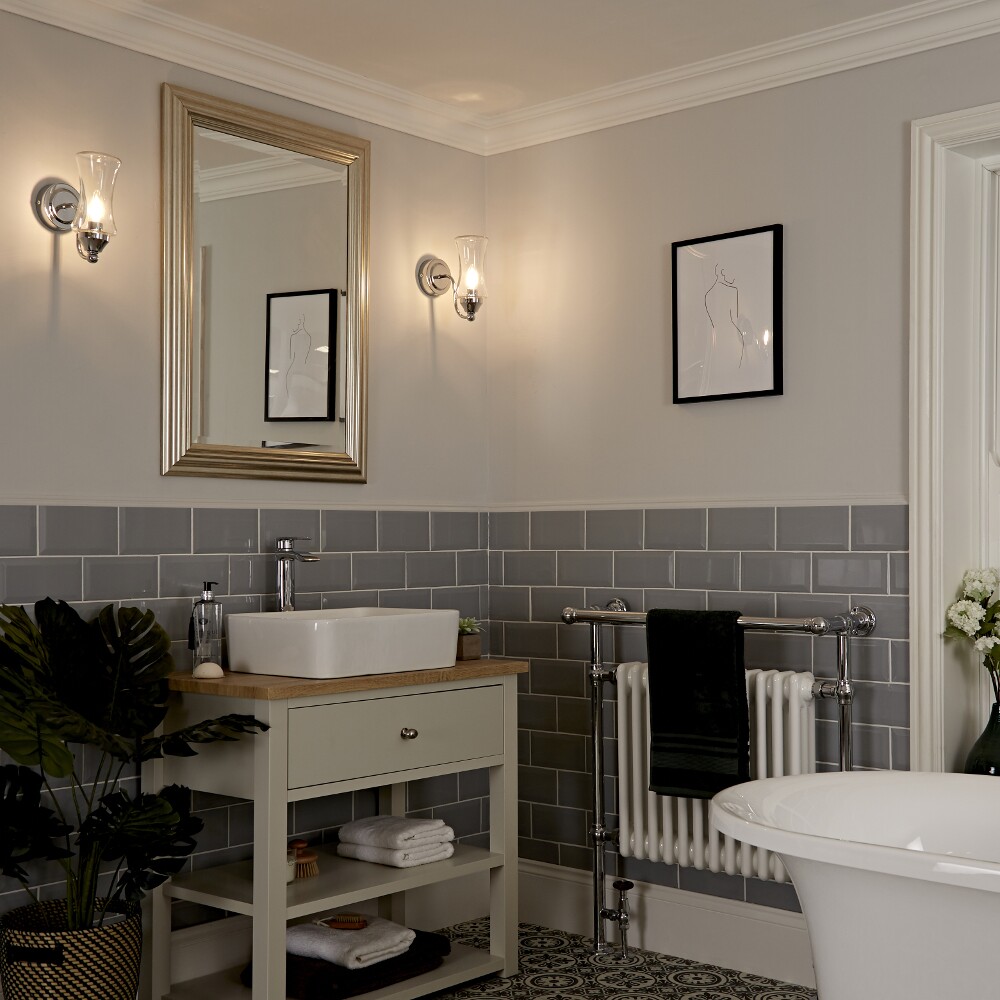 Applique Murale con Braccio Curvo per Stanza da Bagno – Almsee