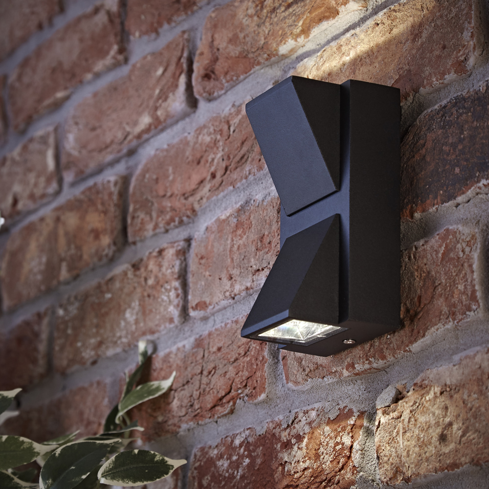 Biard Applique Murale da Esterno Nero Bidirezionale LED 6W - Architect
