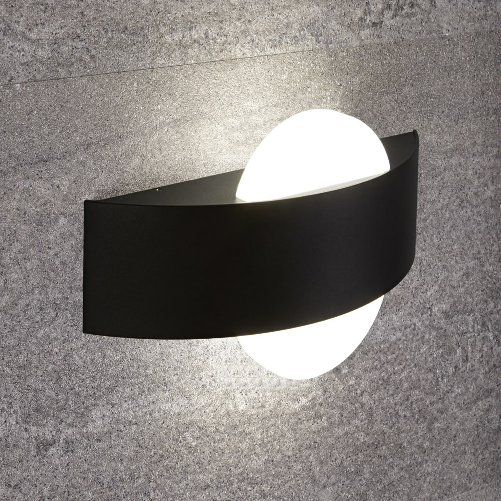 Biard Applique Murale Rotondo in Nero per Stanza da Bagno 11W - Aqua