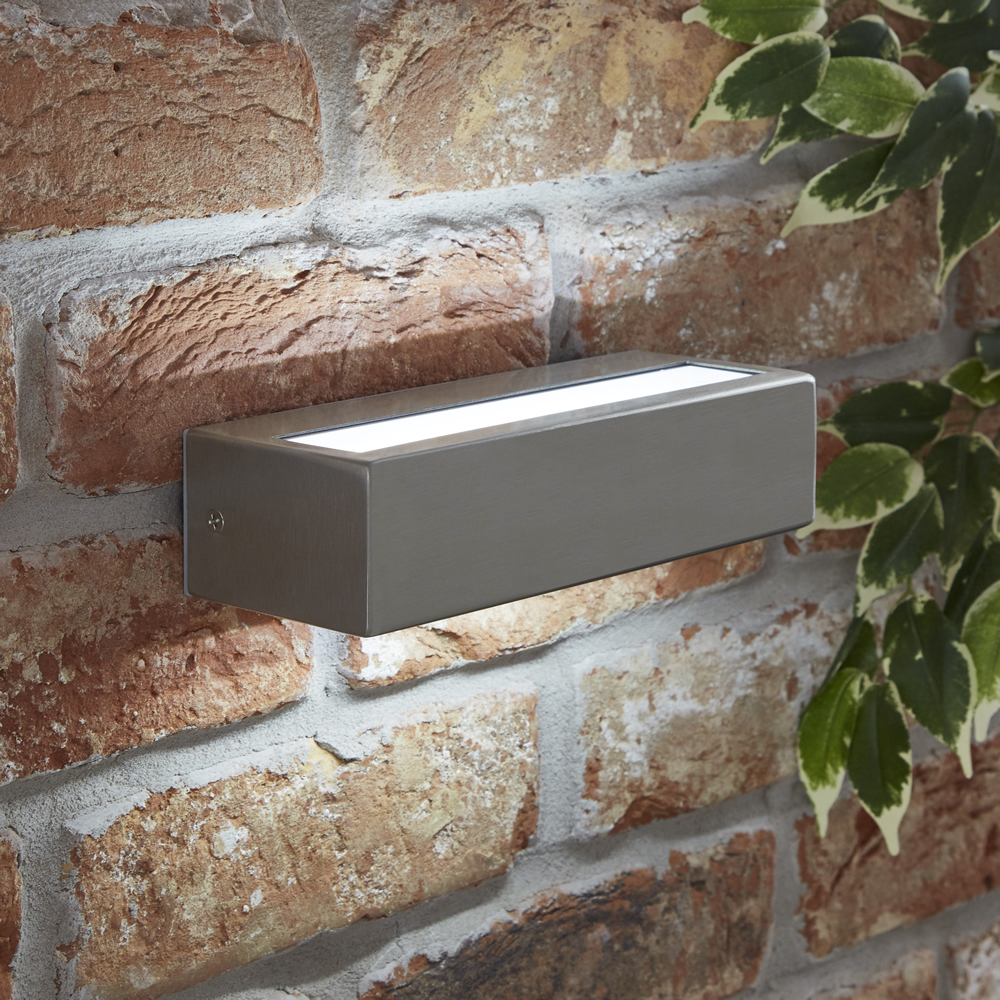 Biard Applique da Esterno in Accio Inox con LED Integrato - Ternay