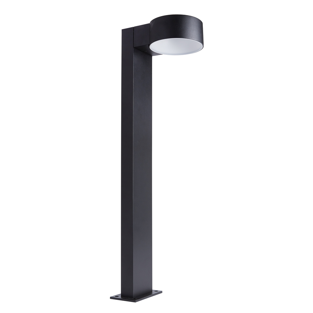 Paletto con Faretto LED da Esterno 8W IP65 700mm Nero – Halo