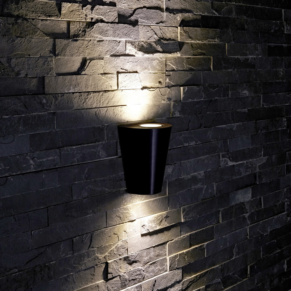 Biard Applique da Esterno da Parete Design Conico Nero