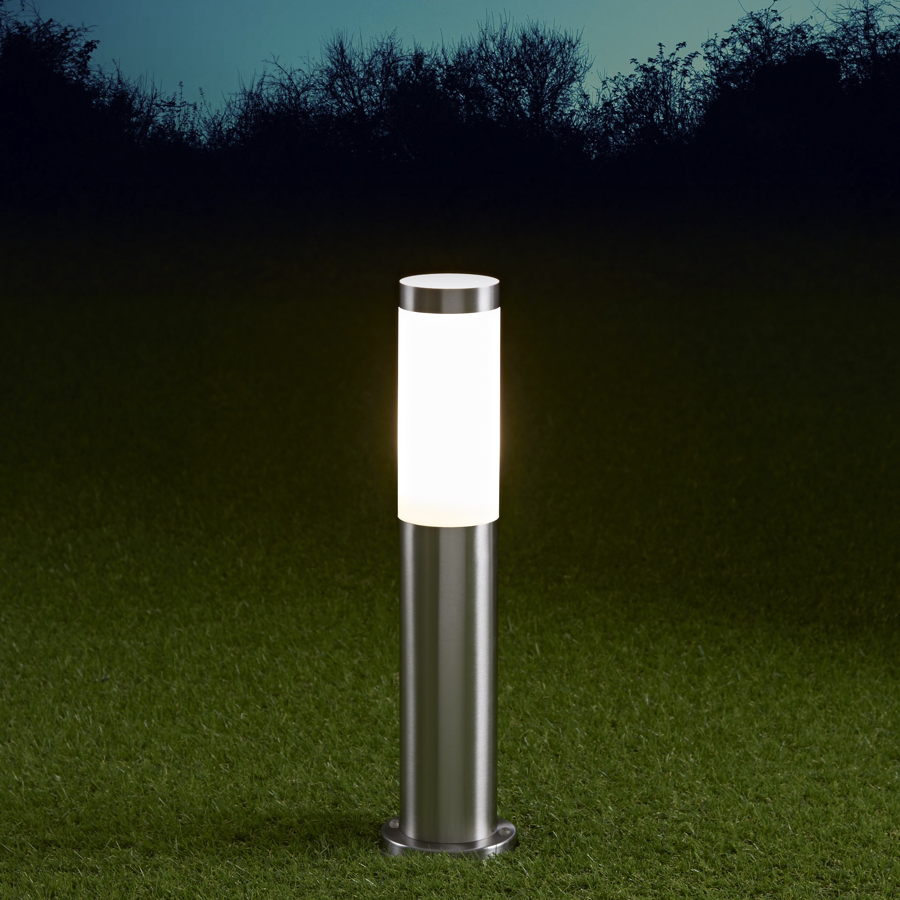 Biard Paletto LED da Esterno 6W in Acciaio Inox 450mm con Lampadina E27- Le Mans