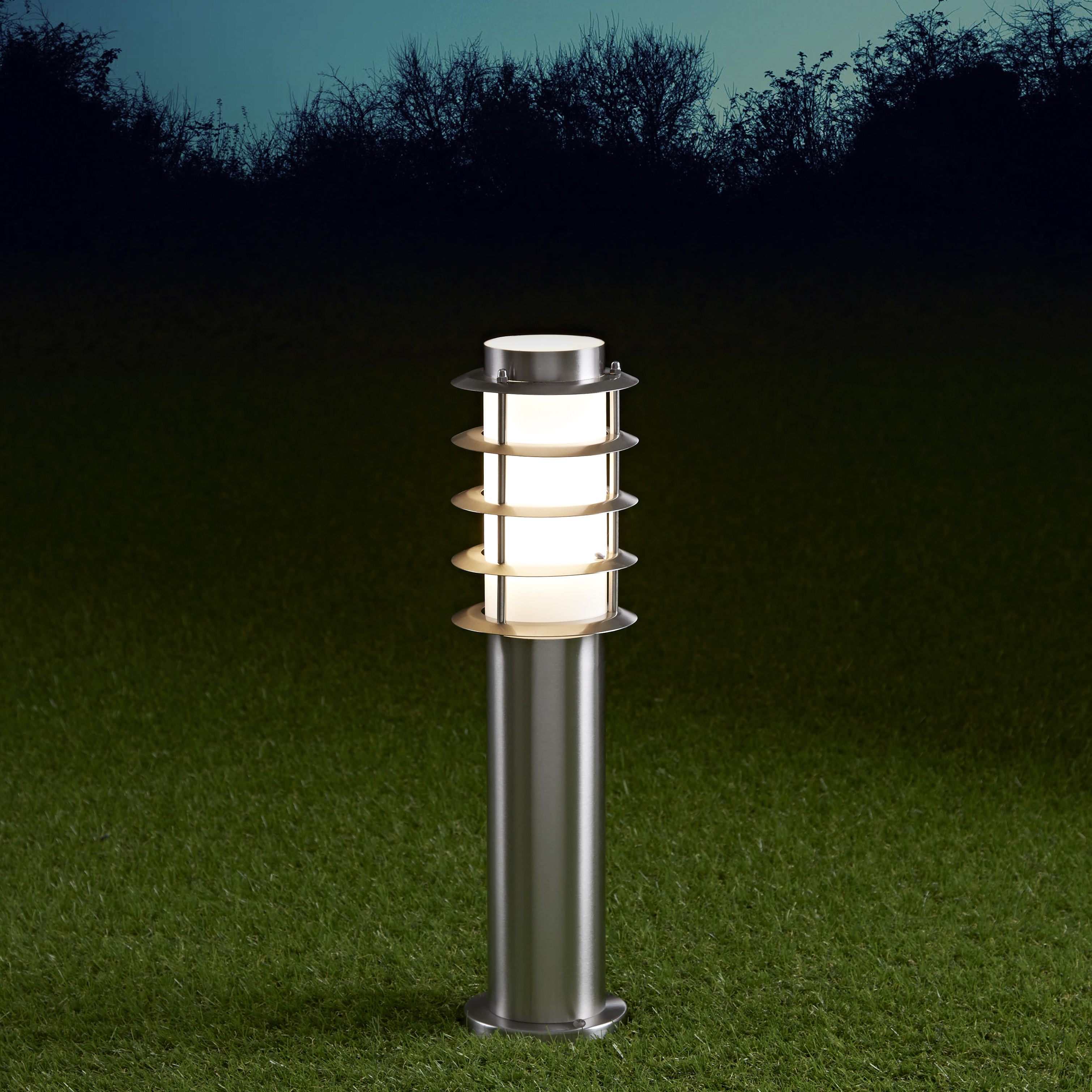 Biard Paletto LED da Esterno 6W in Acciaio Inox 450mm con Lampadina E27 - Belfort