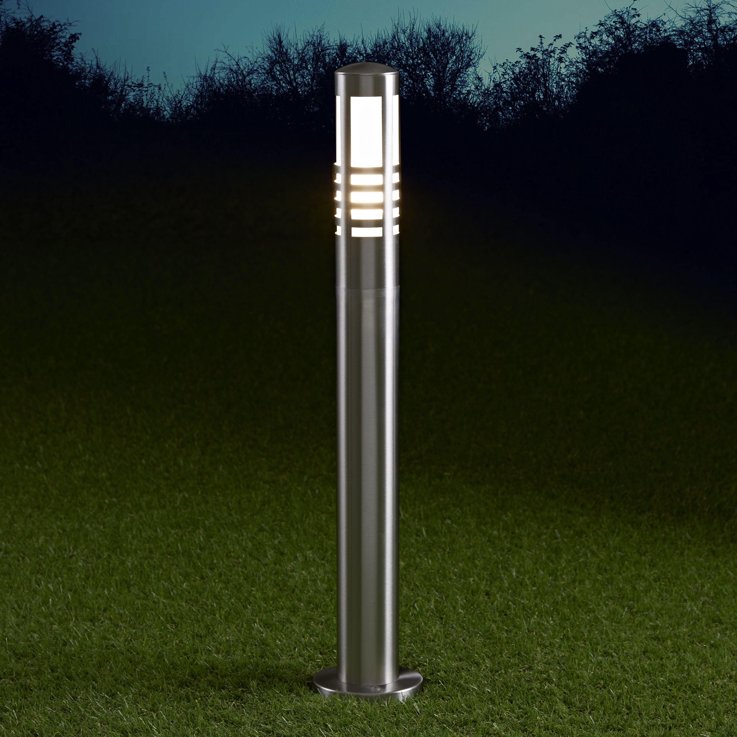 Biard Paletto LED da Esterno 6W in Acciaio Inox 600mm con Lampadina E27 - Orleans