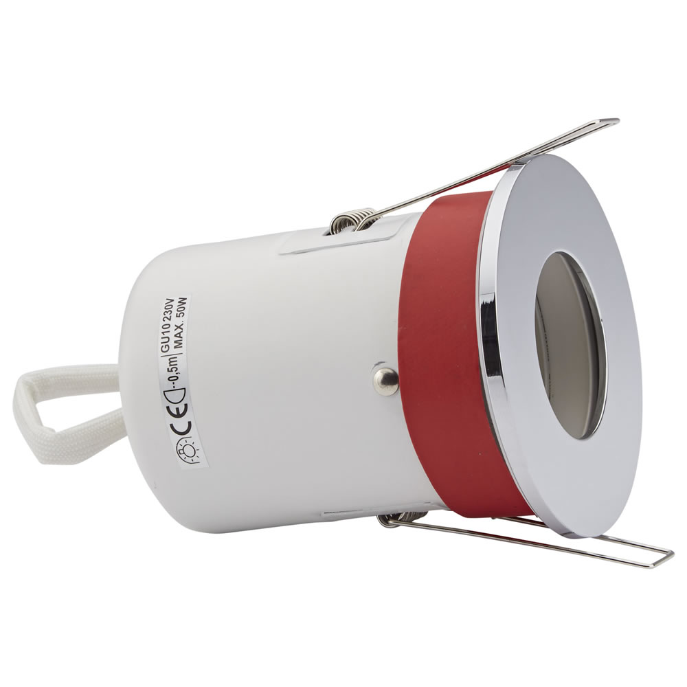 Biard Faretto LED da Incasso GU10 Protezione Ignifuga con Porta Faretto Circolare Disponibile in 3 Colori