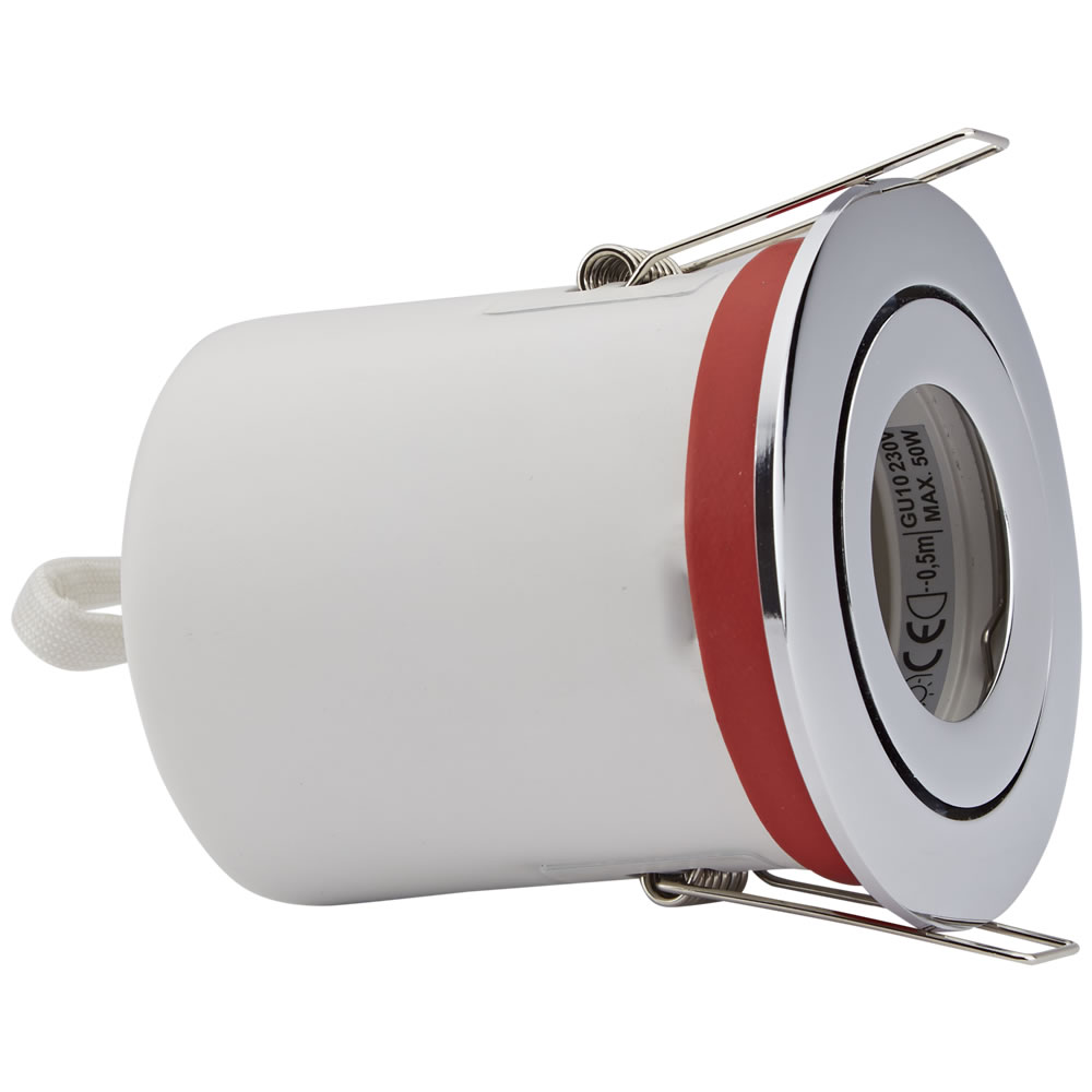 Biard Faretto LED da Incasso GU10 Orientabile IP20 Protezione Ignifuga con Porta Faretto Circolare Disponibile in 3 Colori