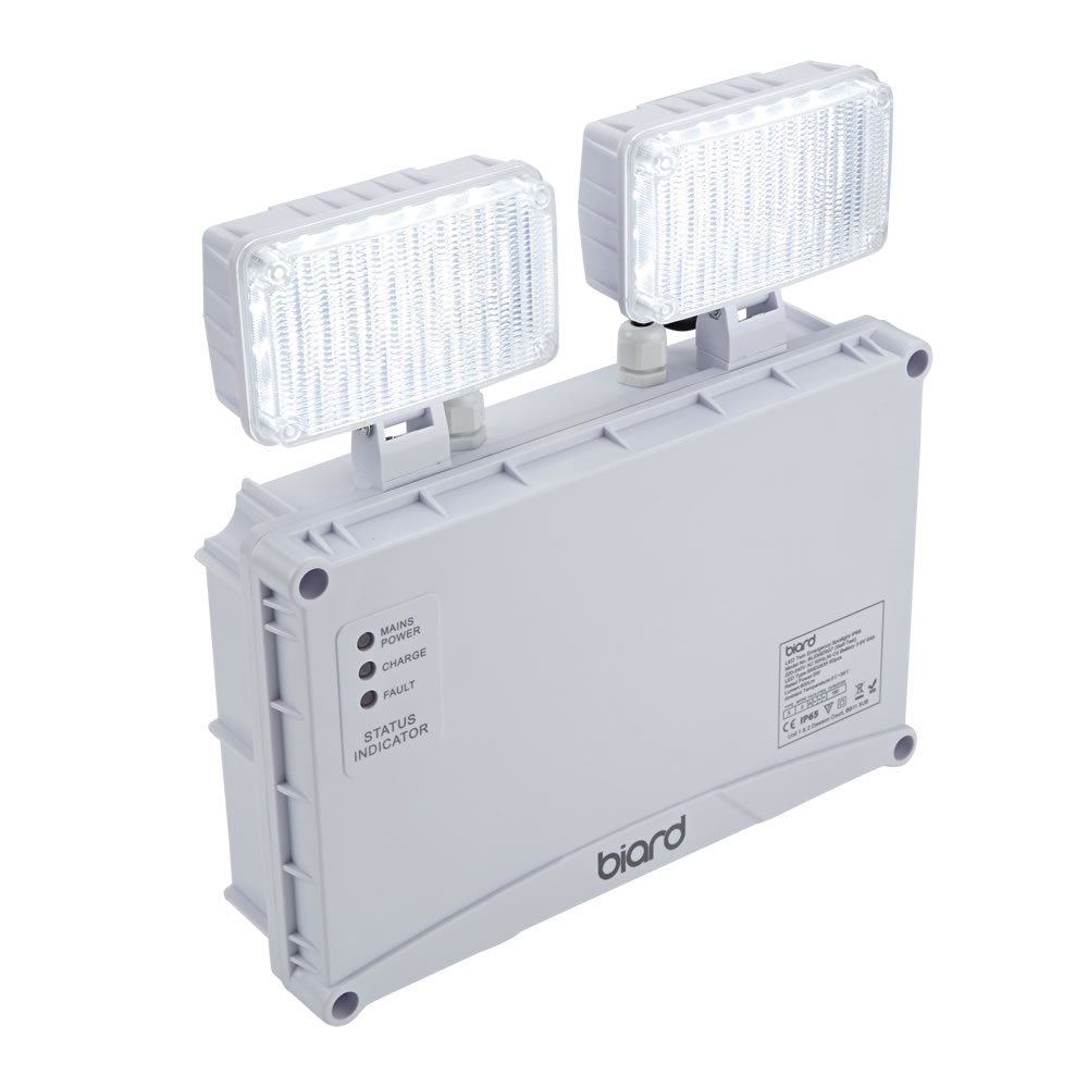 Biard Faretto Doppio di Emergenza con Luci LED Spot 5W