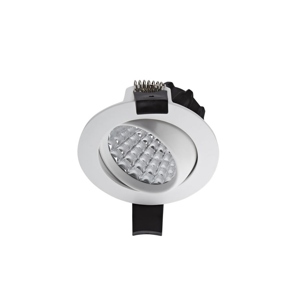 Biard Faretto LED Downlight 7W Bianco da Incasso Orientabile Dimmerabile