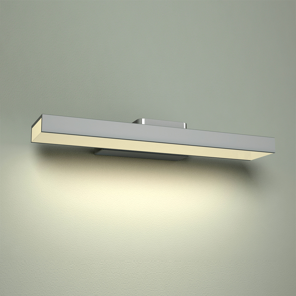 Applique LED IP44 Alluminio con Finitura Cromata per Specchiera - Parade