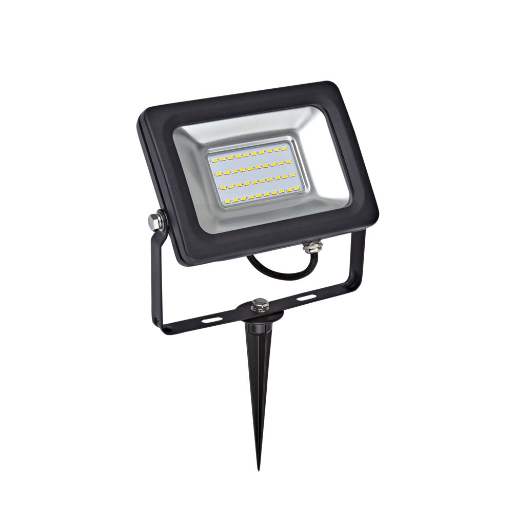 Kit LED per Esterni Completo di Picchetto da Pavimento per Faretto Esterno LED 20 Watt