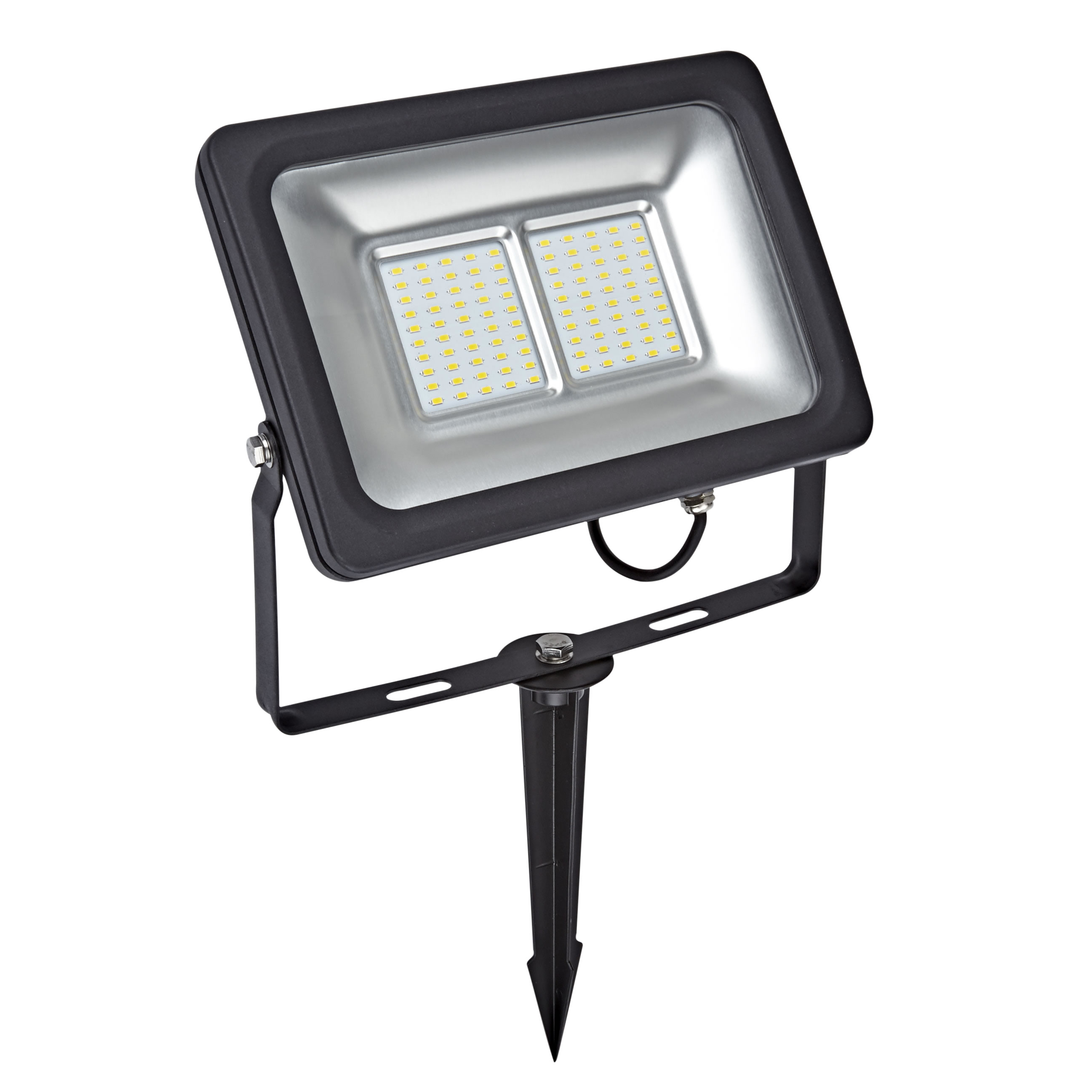 Kit LED per Esterni Completo di Picchetto da Pavimento per Faretto Esterno LED 50 Watt