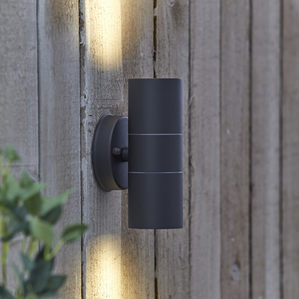 Biard Applique da Esterno Bidirezionale Colore Nero con Opzione fra 3 Faretti - Le Mans