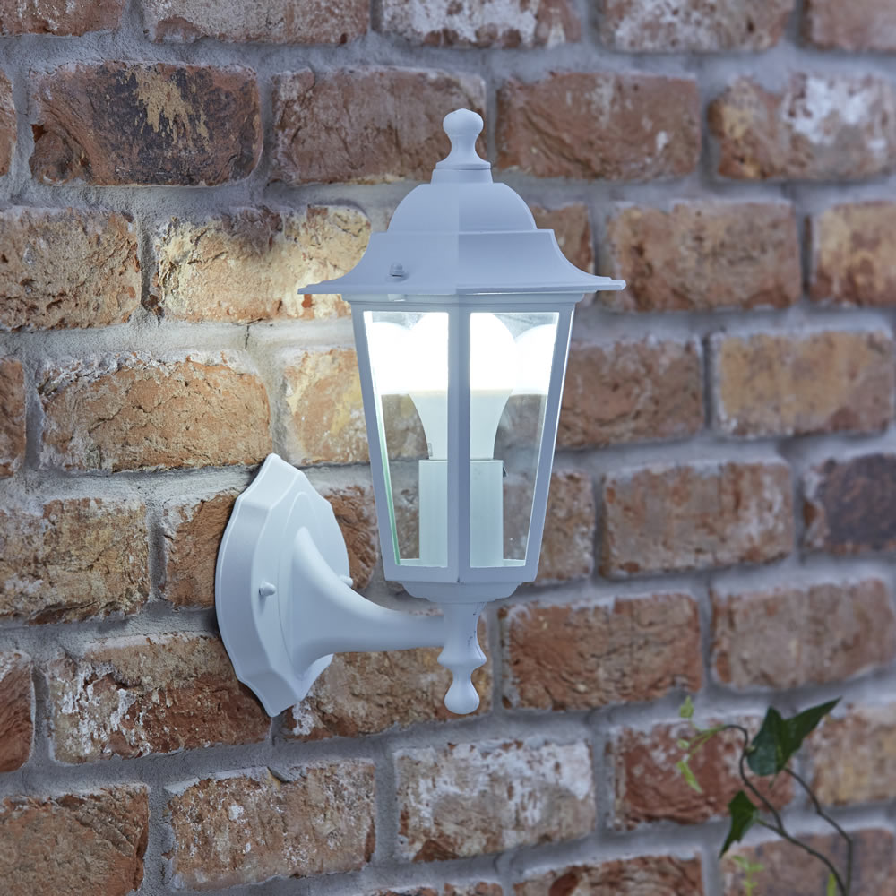Biard Applique da Esterno Ascendente Tradizionale Colore Bianco - Cannes