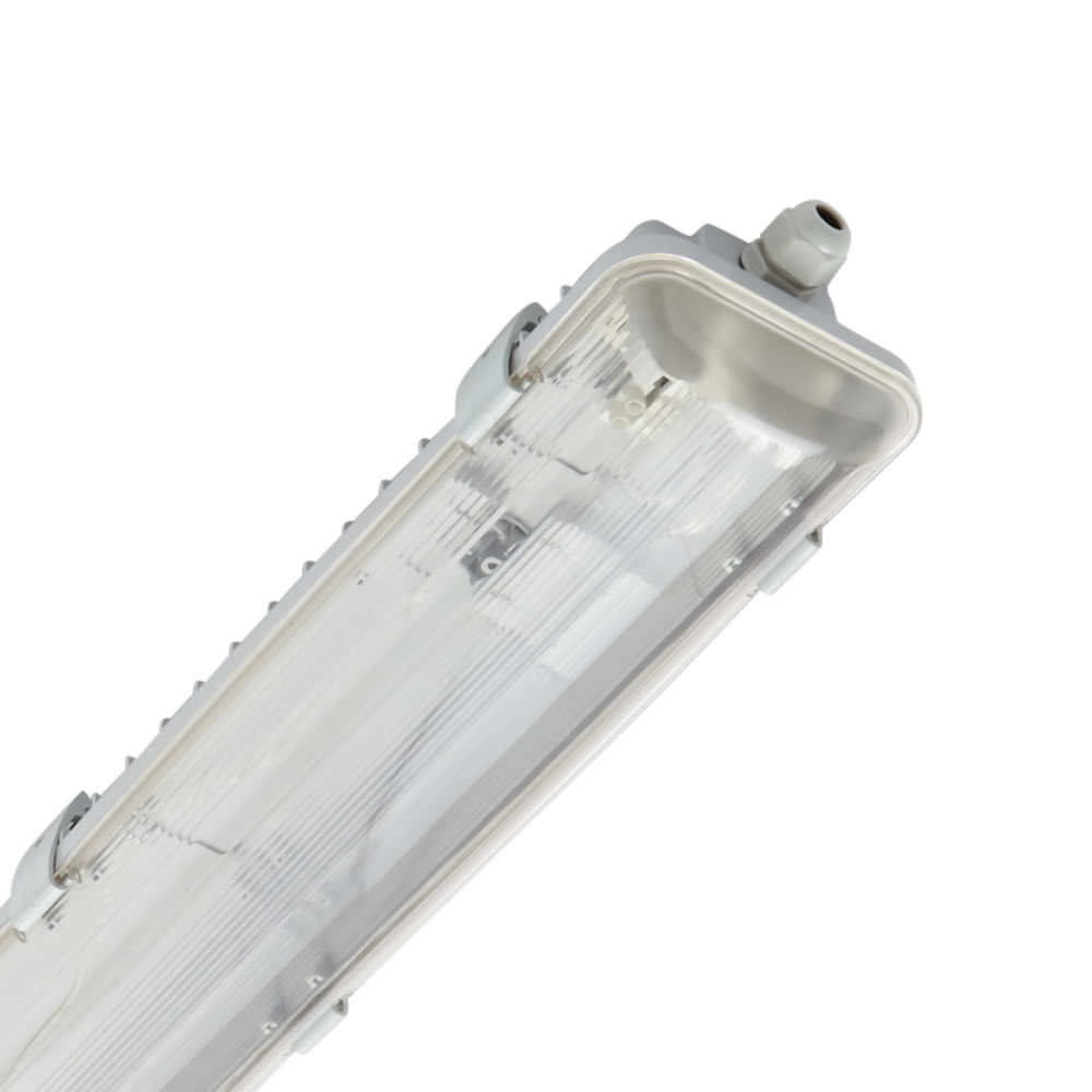 Biard Plafoniera Stagno Impermeabile 665 x 115 x 80mm per 2 Tubi LED IP65