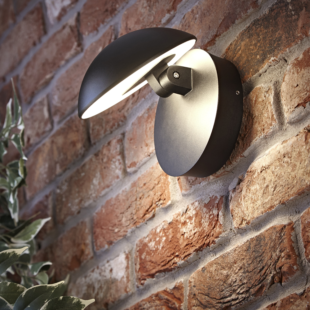 Biard Applique LED Orientabile con Finitura Nera - Piombino