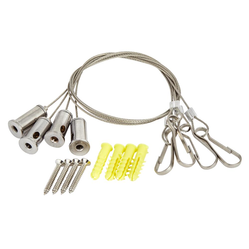 Kit di Montaggio a Soffitto Accorciabile per Soffioni Doccia a Soffitto da Incasso nel Controsoffitto
