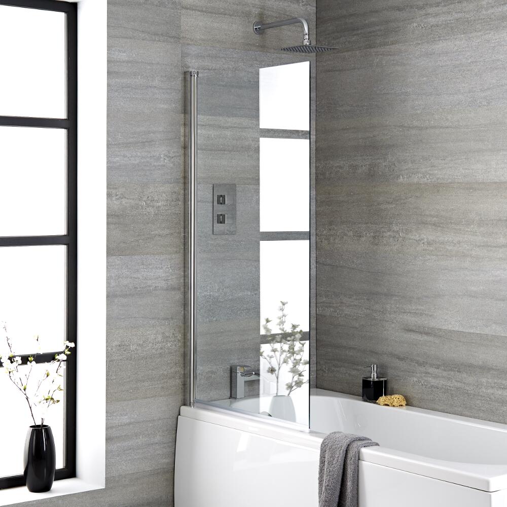 Parete Vasca da Bagno Quadrata 1400 x 800mm