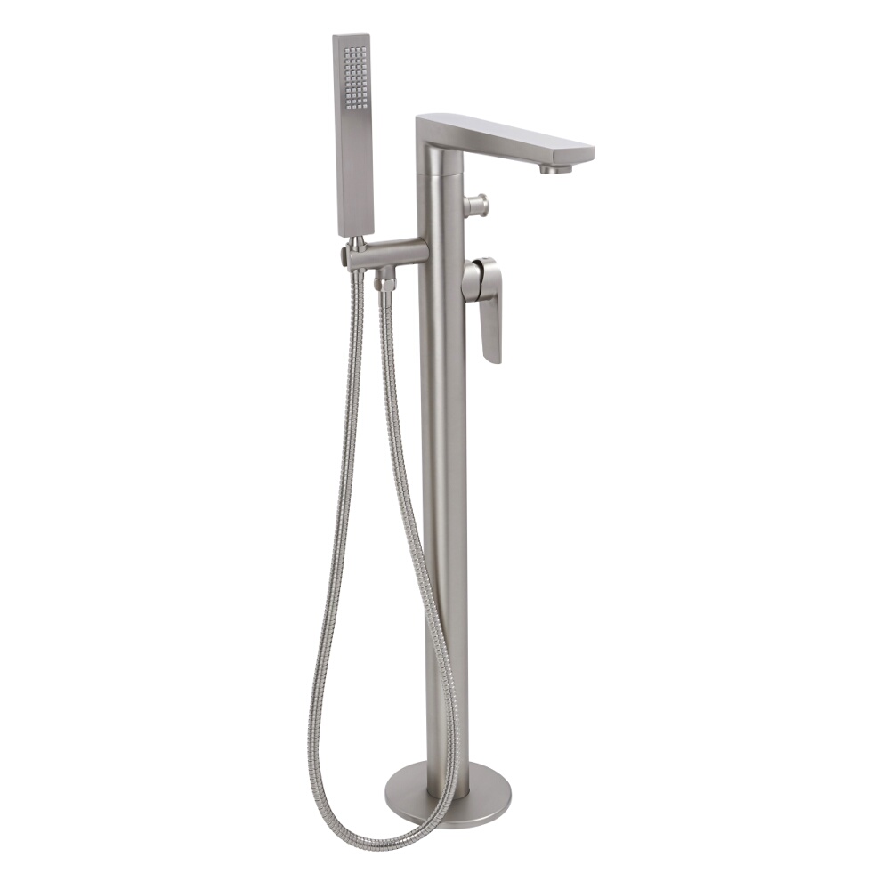 Gruppo Vasca Esterno da Terra Colore Nichel con Finitura Spazzolata - Harting