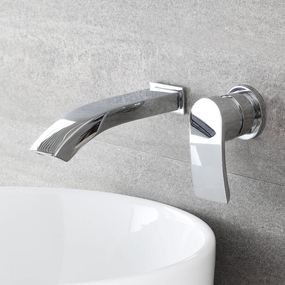 Rubinetto Miscelatore per Lavabo ad Incasso a Parete - Razor