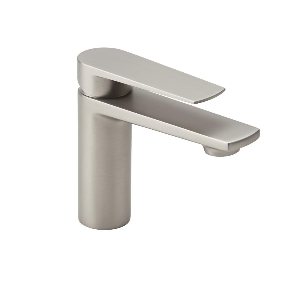Rubinetto Miscelatore Monoforo Colore Nichel con Finitura Spazzolata per Lavabo- Harting