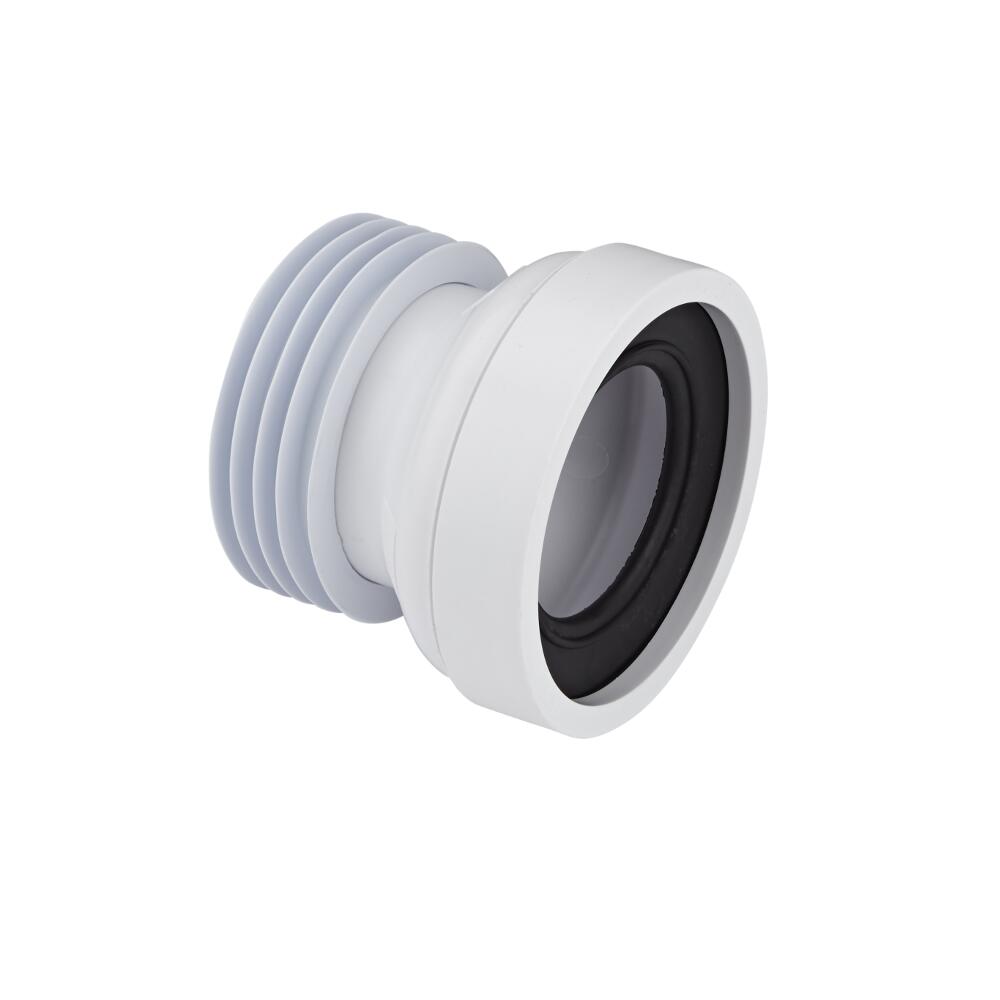 Morsetto Prolunga per Scarico WC a Pavimento a Terra con Entrata da 97 a 107mm ed Uscita 110mm McAlpine