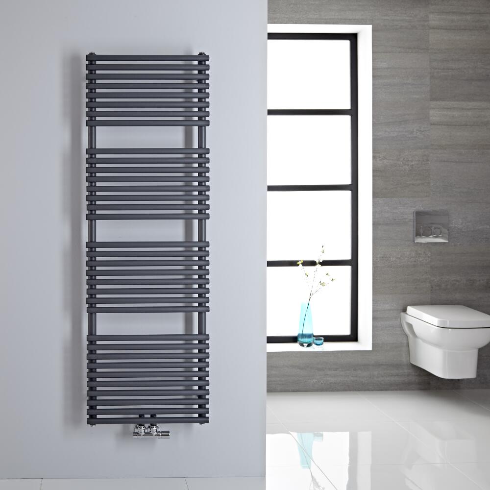 Scaldasalviette - Attacchi Centrali - Antracite - 1520mm x 500mm - 407 Watt - Magera