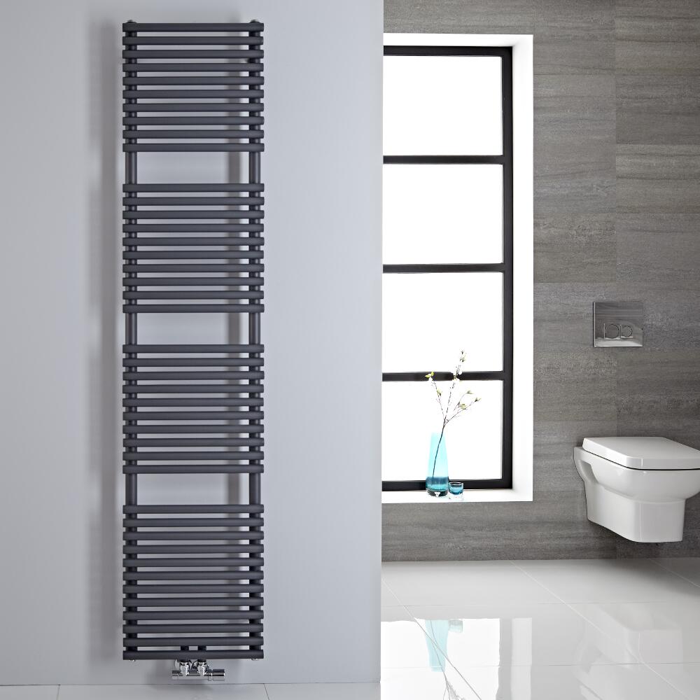 Scaldasalviette - Attacchi Centrali - Antracite - 1823mm x 400mm - 454 Watt - Magera