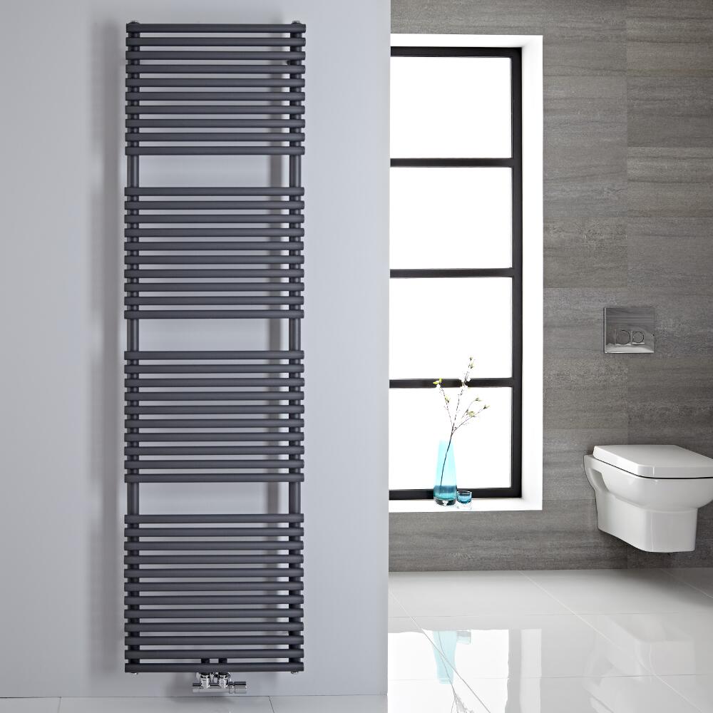 Scaldasalviette - Attacchi Centrali - Antracite - 1823mm x 500mm - 456 Watt - Magera