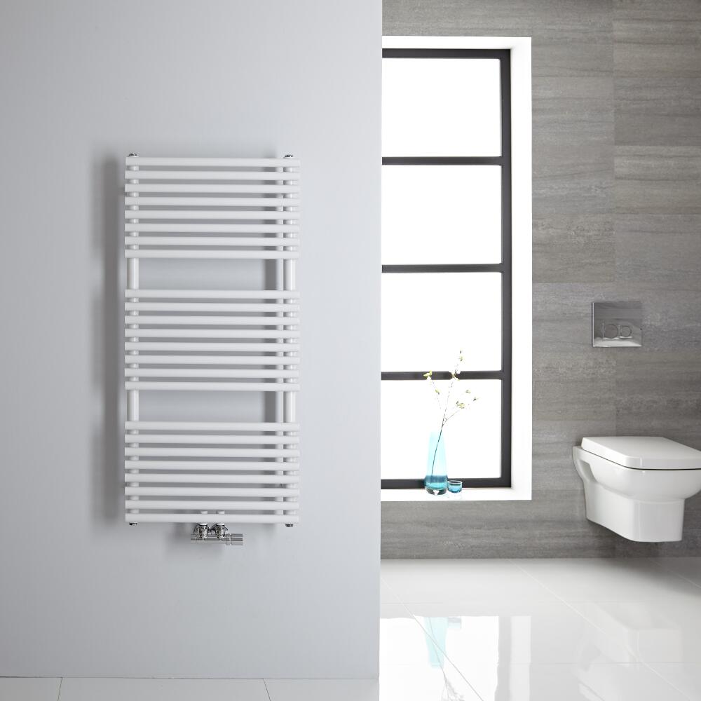Scaldasalviette - Attacchi Centrali - Bianco - 1065mm x 500mm - 334 Watt - Magera
