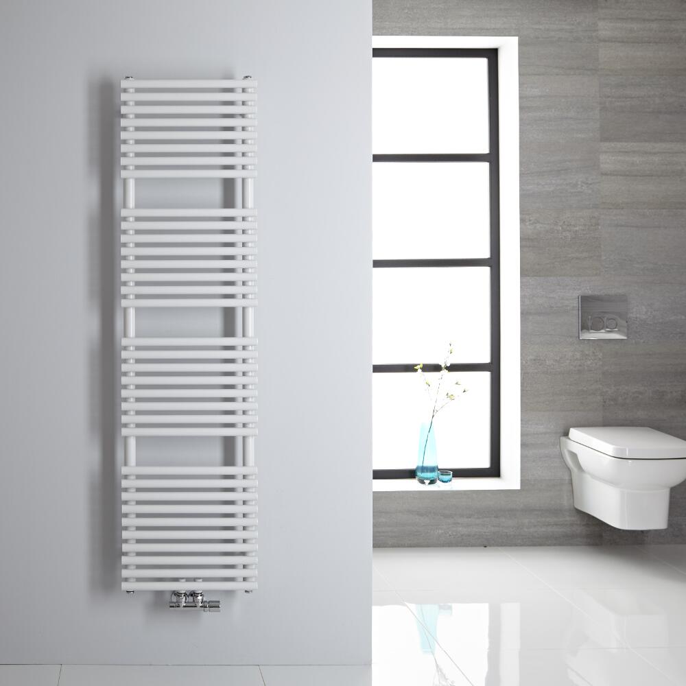 Scaldasalviette - Attacchi Centrali - Bianco - 1521mm x 400mm - 408 Watt