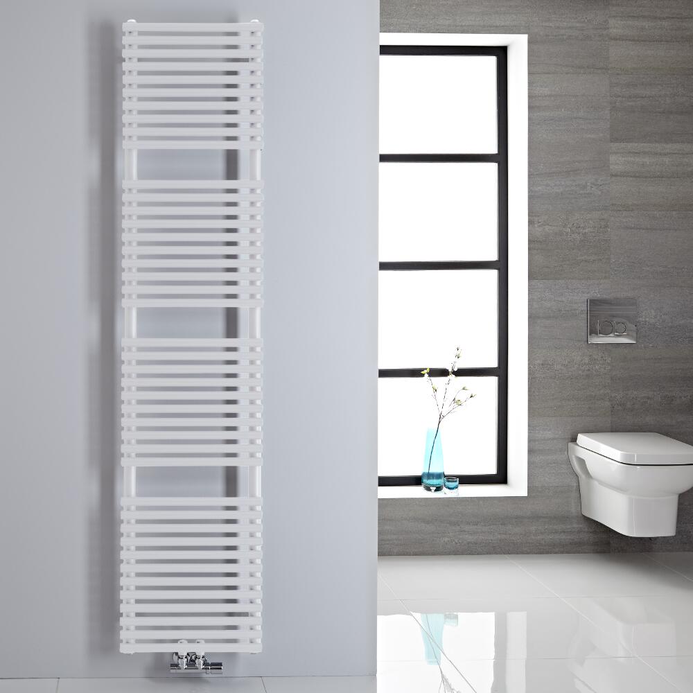 Scaldasalviette - Attacchi Centrali - Bianco - 1823mm x 400mm - 454 Watt - Magera