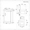 Sanitario WC Monoblocco e Mobile Bagno da Terra con Lavabo 400mm Exton - Diverse Finiture Disponibili