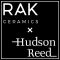 Lavabo da Appoggio Moderno Ovale - Greige Opaco - 550mm x 350mm (Senza Fori per Rubinetteria) - Hudson Reed x RAK Feeling